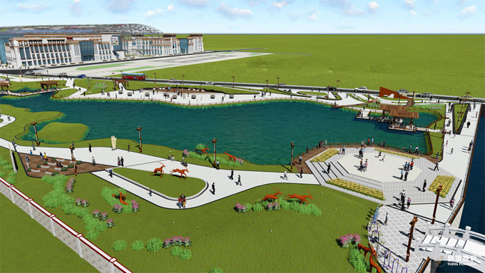 那曲羌塘城水景公園建設項目